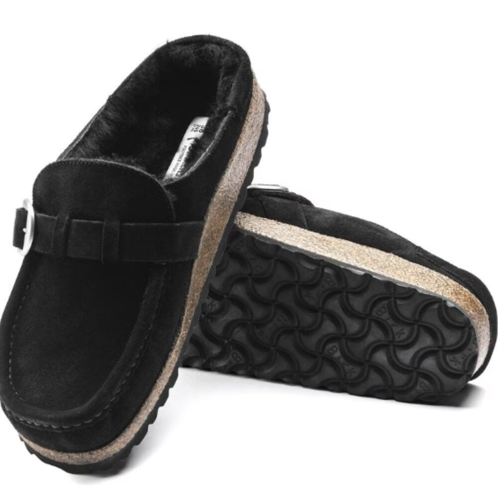 Birkenstock Buckley Shearling- Black